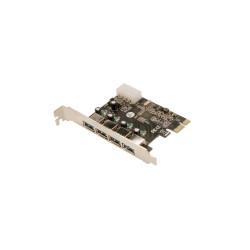 LogiLink USB 3.0 4-Port PCIe Card - USB